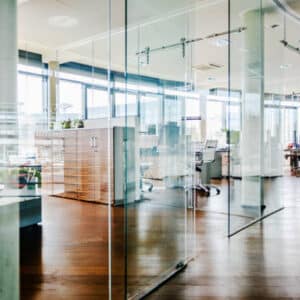 Toughened Glass Partitions