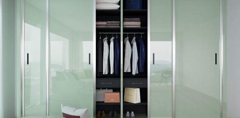 Lacquered Glass Wardrobes