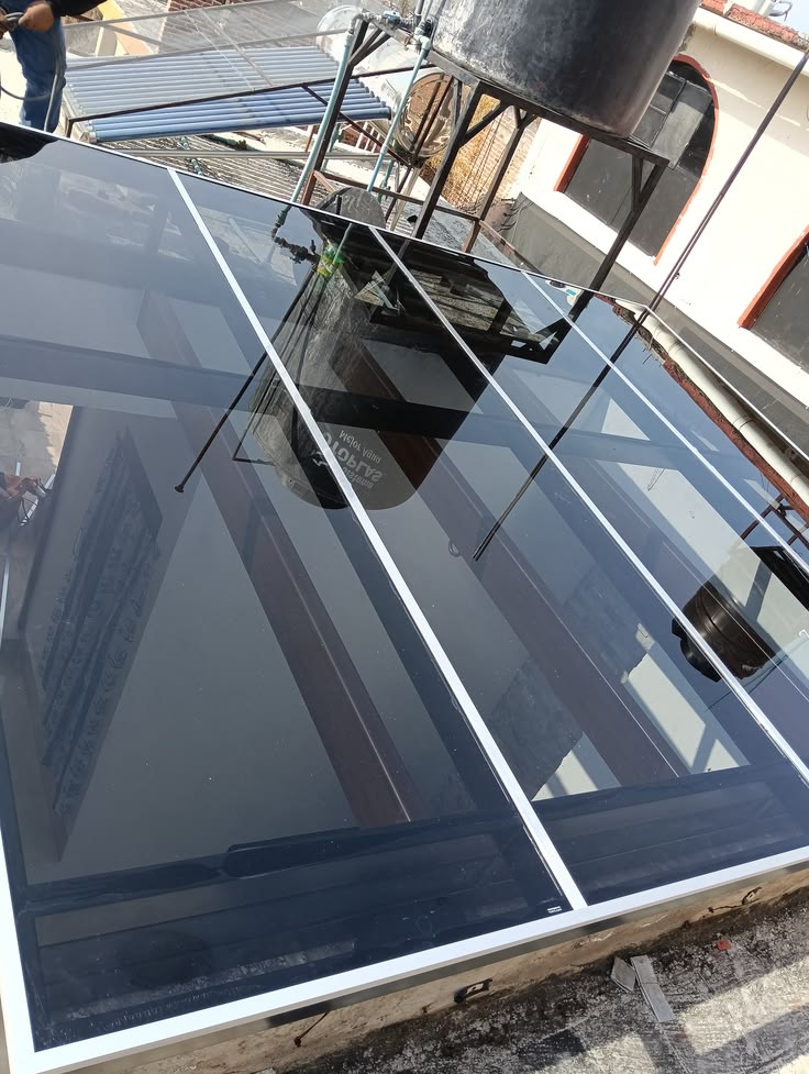 Balcony Glass Roof by JP Safety Glass